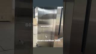 Reliable steam sterilizer 360L Pulse vacuum Double doors Germany valve and pump Siemens PLC [upl. by Ardel]