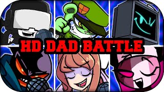 ❚HD Dad Battle B3 but Everyone Sings It ❰HD Dadbattle but Every Turn a Different Cover❙By Me❱❚ [upl. by Yerfdog]