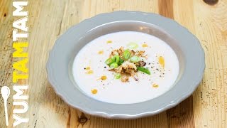 BlumenkohlSuppe  AsiaStyle mit Kokosmilch  yumtamtam [upl. by Eceinej]