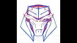 Tfp megatron speedpainttfptransformersprimesigmaartfanartspeedartmegatrontransformersart [upl. by Anina865]