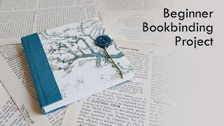 BEGINNER BOOKBINDING PROJECT  Art Journal [upl. by Kazmirci332]