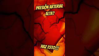 Tienes la tensión arterial ALTA Haz ESTO salud tensionarterial hipertension [upl. by Asseneg433]