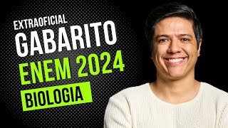 GABARITO EXTRAOFICIAL ENEM 2024  BIOLOGIA  Prof Kennedy Ramos [upl. by Irrab939]