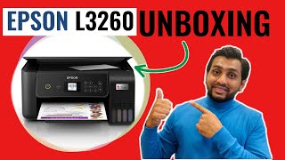 Epson ecotank L3260 unboxing  Epson l3260 printer  Epson inktank L3260  L3250 vs L3260 [upl. by Elysha394]