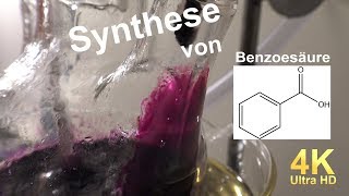 Synthese von Benzoesäure Oxidation von Toluol [upl. by Elden]