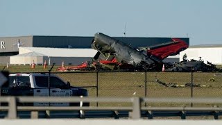 dallas crashb17dallas airshowb17 crashb17 crashairshow crashp63air show crash [upl. by Aimet]