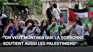 “On veut montrer que la Sorbonne soutient aussi les Palestiniens” [upl. by Sudnac]