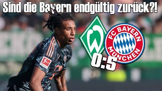 Deklassiert Bremen gegen Bayern CHANCENLOS Olise MASTERCLASS 05 BlitzFazit [upl. by Sigfrid]