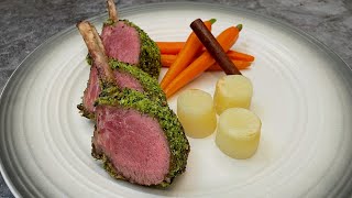 Herb Crusted Rack of Lamb  RACK OF LAMB [upl. by Ecinnahs]