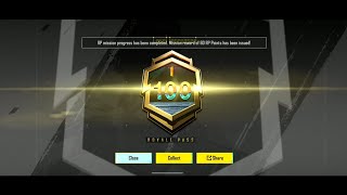 BGMI ELITE PASS  100 RP  ROYAL PASS 😍❤️ [upl. by Renba]