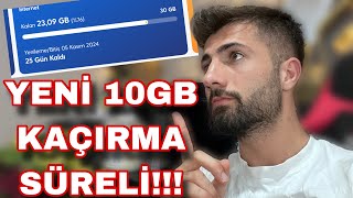 turkcell bedava 10GB internet 2024 kaçırma turkcell güncel kampanyaları YENİ [upl. by Inohtna]