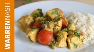 Chicken Curry Recipe  Low fat Balti  Recipes by Warren Nash [upl. by Taber444]