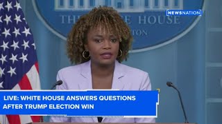 White House answers questions after Trump election win [upl. by Leahey]