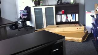 NBF L shaped desk assembly service video in DC MD VA by Furniture assembly experts LLC [upl. by Thom]