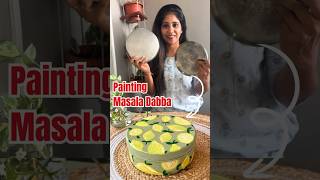 Revamping Old Steel Masala dabba  Painting Steel Box shorts painting diy [upl. by Georgeanna989]