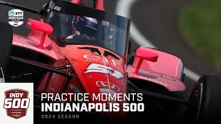 Top moments from qualifying day practice for 2024 Indy 500  Extended Highlights  INDYCAR [upl. by Nosrak]