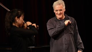 Pinchas Zukerman Violin  Viola Masterclass 2014 [upl. by Asiuqram]