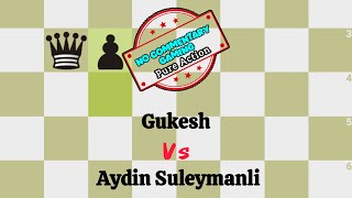 Gukesh D vs Suleymanli Aydin  Masterful Attack in the Italian Game  45th Chess Olympiad [upl. by Clayton]