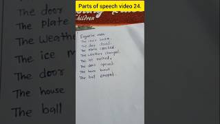 Ergative verbs trendingshorts Parts of speech video 24 [upl. by Enirehtac]