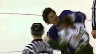 Nathan Perrott vs George Parros Feb 12 2006 [upl. by Lamok705]