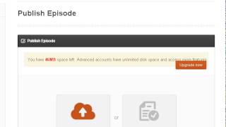 Video tutorial  How to podcast publish an audio file on podbean [upl. by Robenia]