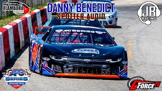 Spotter for Danny Benedict  APC United Late Model Series  Flamboro Speedway  7162022  GForceTV [upl. by Philip]