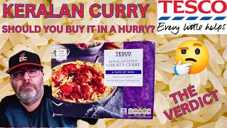 TESCO  KERALAN CHICKEN CURRY  FOOD REVIEW [upl. by Mailli907]