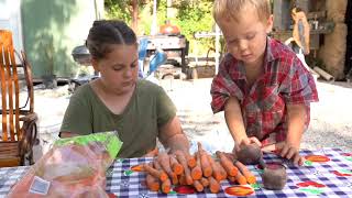 Unique Home canning Pickled carrots beets and cucumbers Large Family style [upl. by Etteloiv]