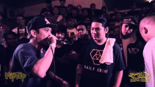 FlipTop  M Zhayt vs Damsa OLD SCHOOL FREESTYLE BATTLE [upl. by Shena]