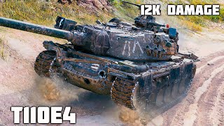 T110E4 WoT – 7Kills 12K Damage [upl. by Eliak]