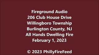 2123 206 Club House Dr Willingboro Twp Burlington Co NJ All Hands Dwelling Fire [upl. by Klug]