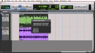 Loop Recording and Selecting Alternate Takes in Pro Tools [upl. by Yniattirb]