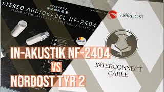 空氣錄音雲試聽 XLR interconnect inakustik NF2404 vs Nordost Tyr 2 with Focal Sopra N2 [upl. by Bledsoe]