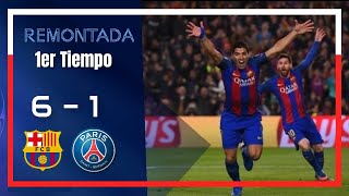 Barcelona vs PSG  ChL 08032017 Full Match  1er tiempo [upl. by Lowenstein]