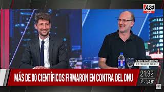 Fabio Wasserman sobre el Conicet en EquipoDeNoticias 1712024 [upl. by Adlen]