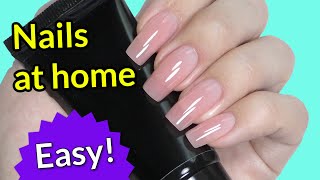 How to Do Nails at Home  3 ways  DIY fake nails no acrylic [upl. by Natsyrt14]