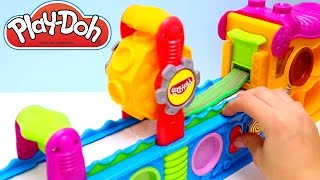 DibusYmas Play Doh Fun Factory Play Doh Mega Fun Factory Hasbro Toys Review [upl. by Stiegler]