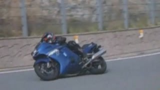 HONDA CBR1100XX Cornering  winding movie video  CBR1100 Super blackbird [upl. by Lorrie]