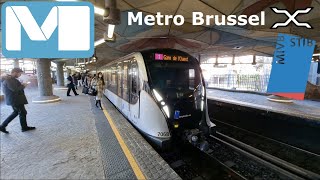 Metro Brussel  Bruxelles  Brussels  MIVB  STIB 2022 [upl. by Nohtanoj]