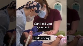 When a child is crying  how to distract  calm 🦄Pediatric Dentist [upl. by Det]