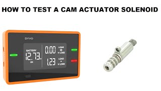 How to test a cam actuator solenoid [upl. by Neom]