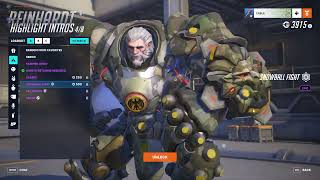 Overwatch 2 Reinhardt all Skins and Stuff [upl. by Eronel]