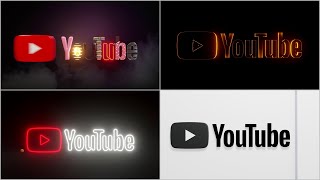 YouTube Logo Intro Compilation  Books neon amp more [upl. by Natsyrk684]