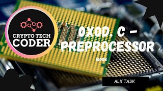 0x0D C  Preprocessor  complete  code along  1000 [upl. by Batchelor]