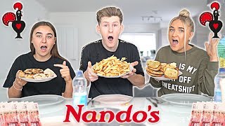 Last to STOP Eating NANDOS Wins £1000  Challenge [upl. by Behn278]