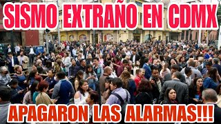 FUERTE SISMO HOY EN CDMX Movimiento Extraño NO ACTIVARON LAS ALARMAS SÍSMICAS [upl. by Llenej]