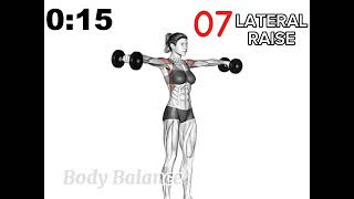 Upper Body Workout At Home workout dumbell armsworkout [upl. by Ila]