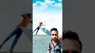 🌞crazy creative 💥 kite beach love travel stunt shortsfeed greenscreen shorts comedy [upl. by Aowda]