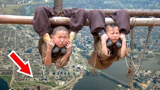 रोंगटें खड़े हो जायेंगे इन बच्चों की कुंगफू ट्रैनिग देखकर  Toughest Kungfu Training of Shaolin Kids [upl. by Romy]