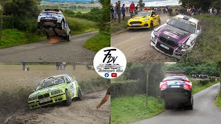 CRAZY BIG JUMP amp MISTAKES Ypres Rally 2024 HD [upl. by Eibo]